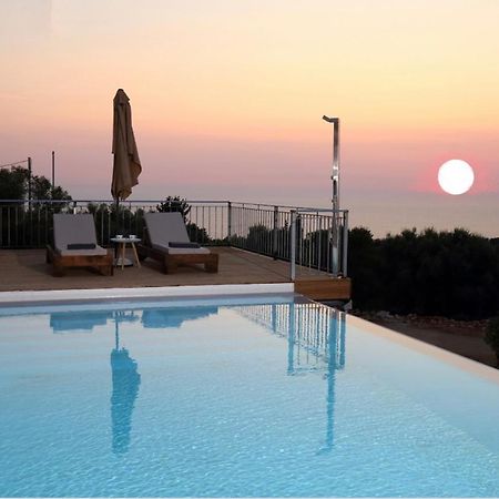 Tsakmakis Villas Luxury- Panoramic Sea View - Lefkada Tsoukaladhes Exterior photo