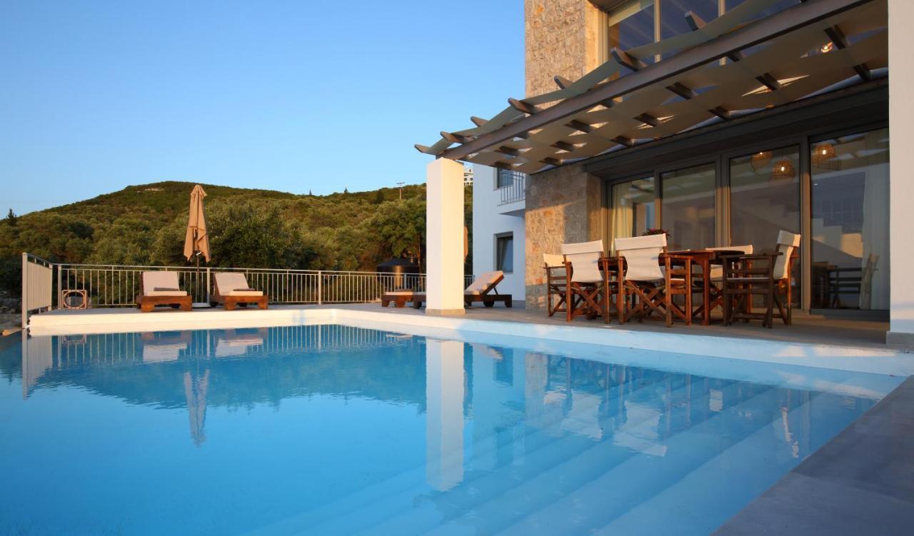 Tsakmakis Villas Luxury- Panoramic Sea View - Lefkada Tsoukaladhes Exterior photo