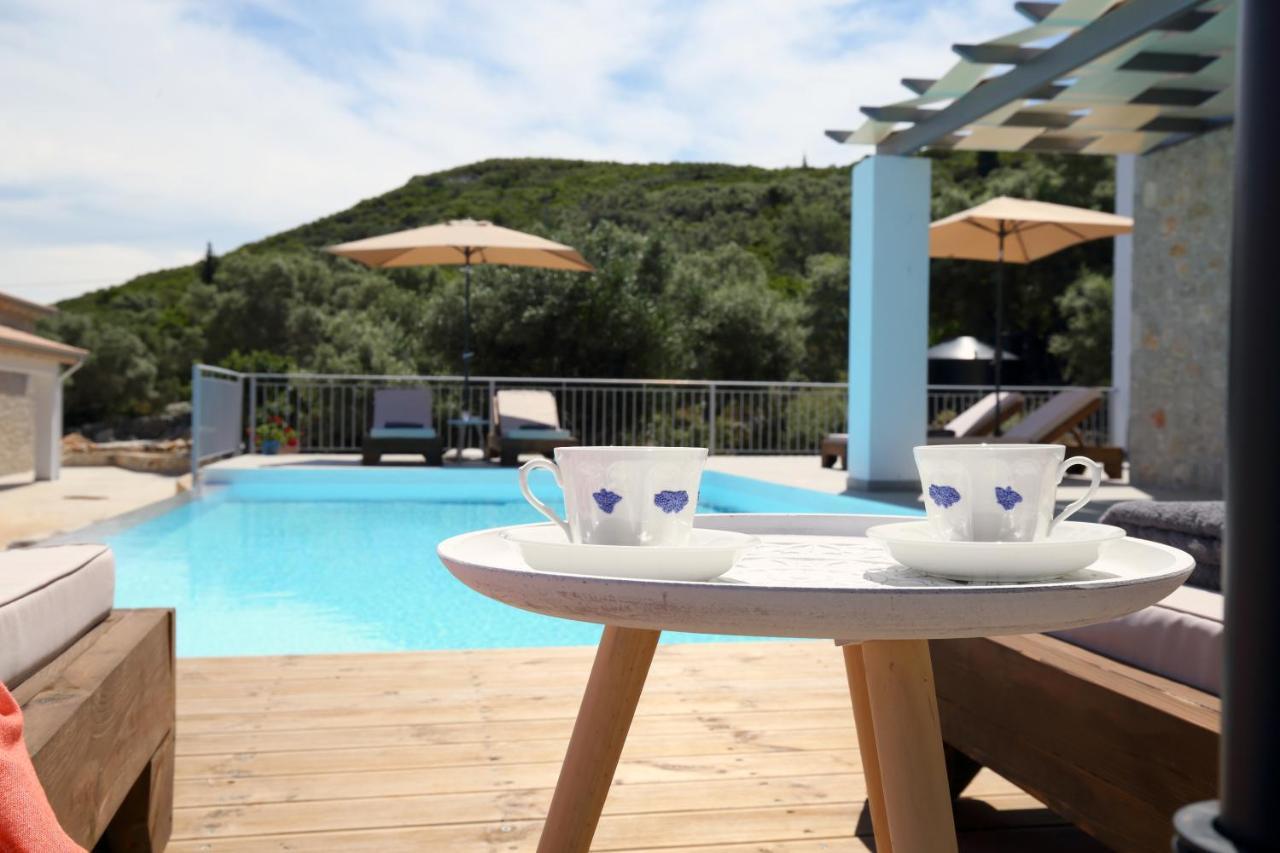 Tsakmakis Villas Luxury- Panoramic Sea View - Lefkada Tsoukaladhes Exterior photo