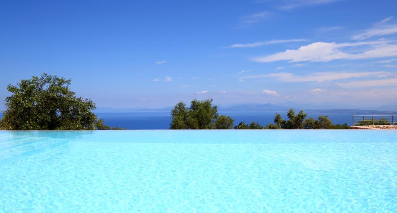 Tsakmakis Villas Luxury- Panoramic Sea View - Lefkada Tsoukaladhes Exterior photo