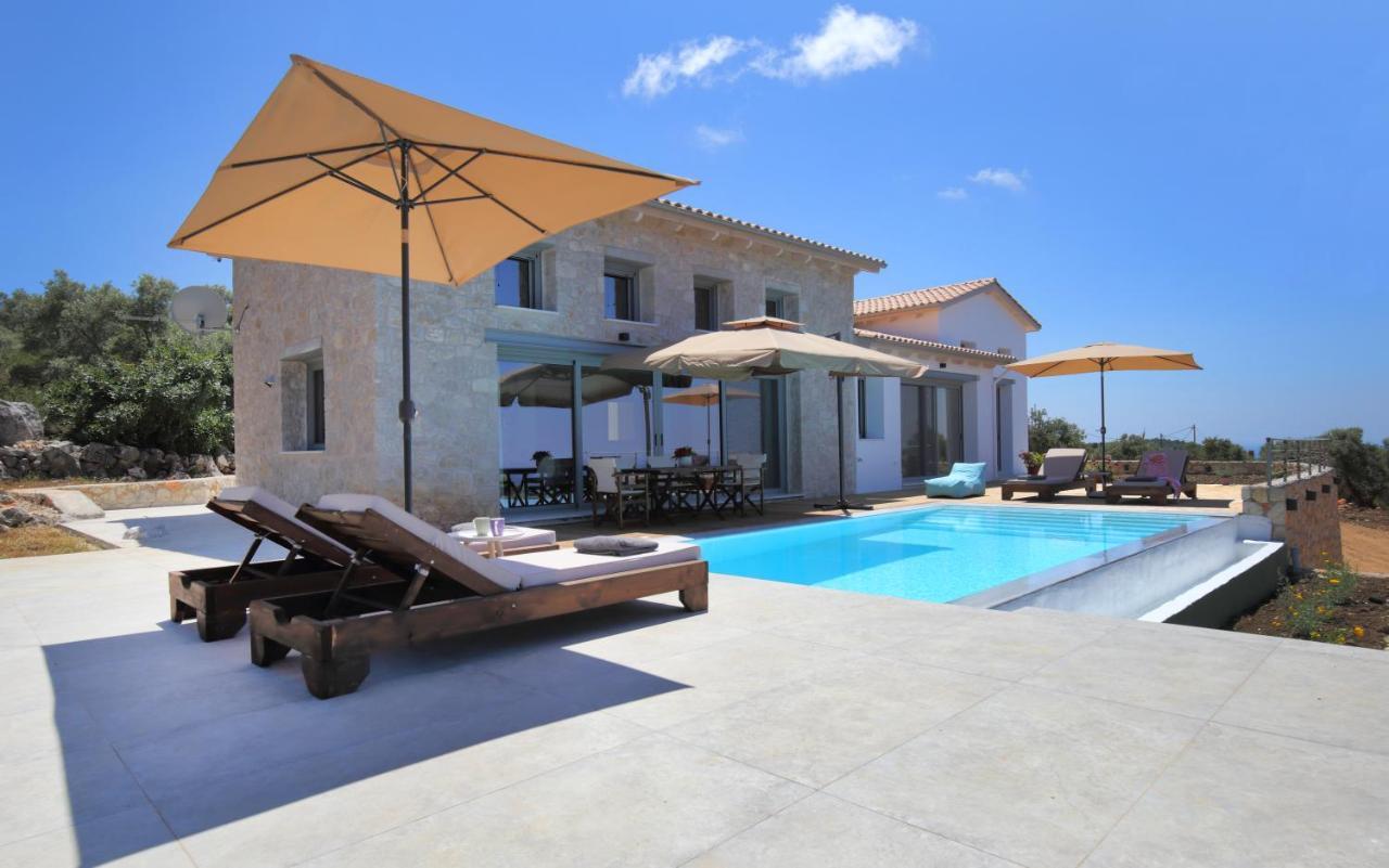 Tsakmakis Villas Luxury- Panoramic Sea View - Lefkada Tsoukaladhes Exterior photo