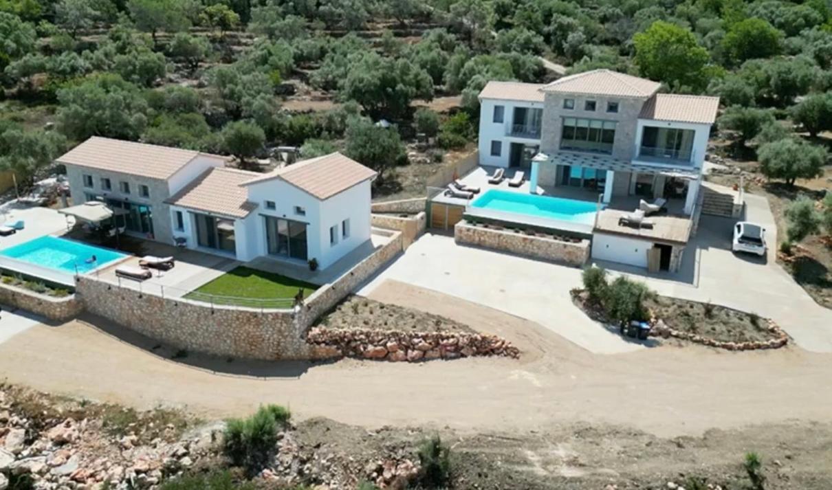Tsakmakis Villas Luxury- Panoramic Sea View - Lefkada Tsoukaladhes Exterior photo