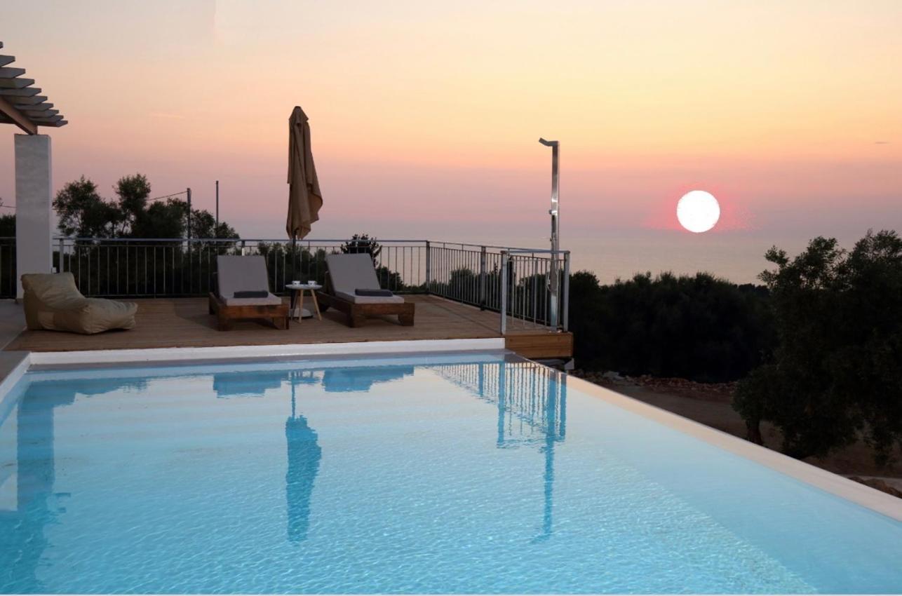 Tsakmakis Villas Luxury- Panoramic Sea View - Lefkada Tsoukaladhes Exterior photo